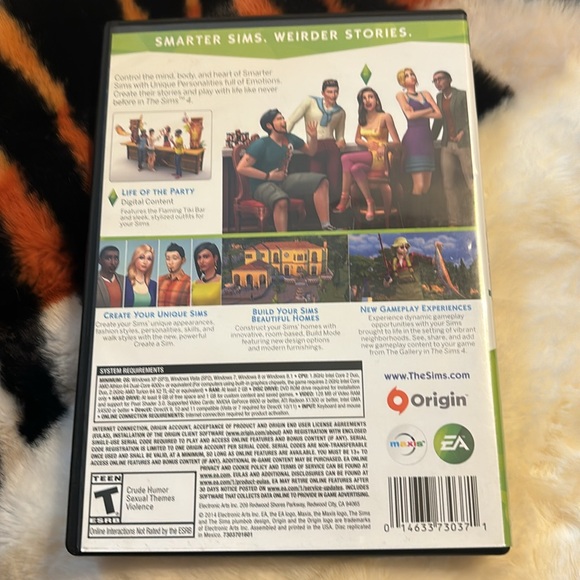 The Sims 4 Limited Edition game opened but never used - Picture 2 of 2